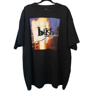 Bush Giant Vintage T-Shirt Unisex XXL Black Graphic NEW